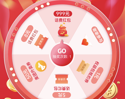 联通沃钱包用户抽奖5-999元话费红包 联通沃钱包用户抽奖5-999元话费红包