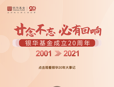银华基金查看20周年理财报告抽取10万个微信现金红包