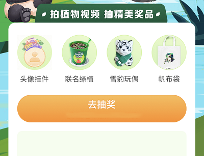 拍视频做任务抽头像挂件/联名绿植/帆布袋