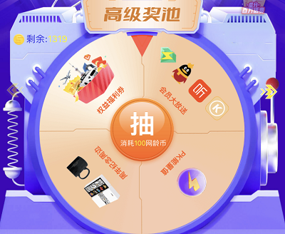 腾讯王卡用户网龄抽会员权益/权益福利券/周年纪念周边