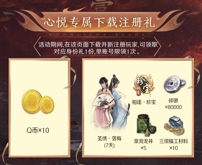 新用户注册领10币/京东卡/永久时装