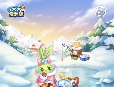天天爱消除手游冰雪之约暖冬礼新用户注册领Q币和绝版宠物