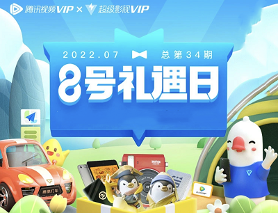 腾讯视频VIP7月8号礼遇日领高德打车会员和100元打车券包